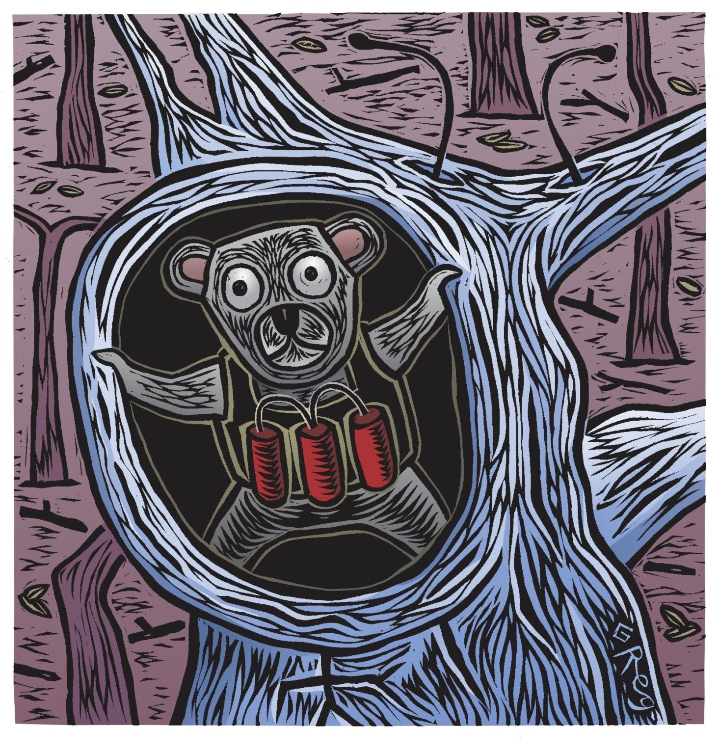 Koala in Tree Charm main image 1