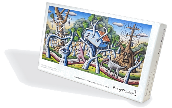 Gumscape with Road and Creatures Puzzle No. 3