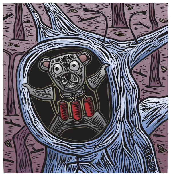 Koala in Tree original giclee print