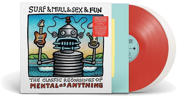 Surf & Mull & Sex & Fun: The Classic Recordings Of Mental As Anything Red/White 2 LP Vinyl